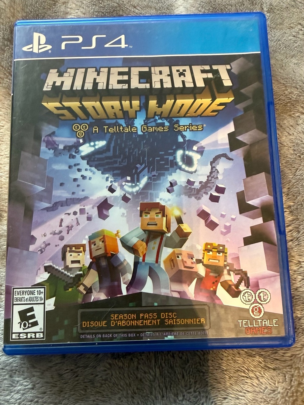 Minecraft Story Mode – Season Pass Disc (PS4) – Excellent Condition